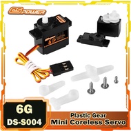 DSpower 6G Micro Digital Servo Plastic Gear Mini Motor for RC Car WLtoys K969 K989 K999 Airplane Fi