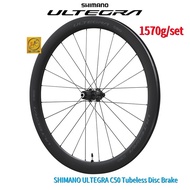 SHIMANO ULTEGRA C50 C60 Disc Brake Carbon Wheel Rear & Front R8170 WH-R8170 Tubeless Ready