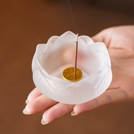 Zen glazed furnace lotus Incense burner Incense ho Zen glazed furnace lotus Incense burner Holder Th