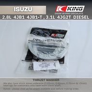 KING Bearing ( Thrust Washer ) - ISUZU  2.8L 4JB1 4JB1T 3.1L 4JG2 Diesel Turbo for Invader Bighorn T