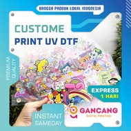DTF UV Sticker Printing | Dry UV Decal Sticker | PREMIUM QUALITY Embossed UV Sticker