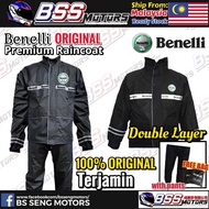 Benelli 2 Layer Raincoat ORIGINAL Baju Hujan Double Lapis Rain coat Rain Suit RFS150i RFS150 TNT135 