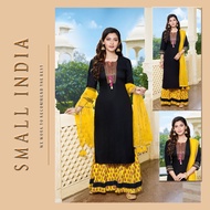 {**ส่งฟรี**} SMALL INDIA 🪔 Rayon With Foil Print 🪔 Kurta Set