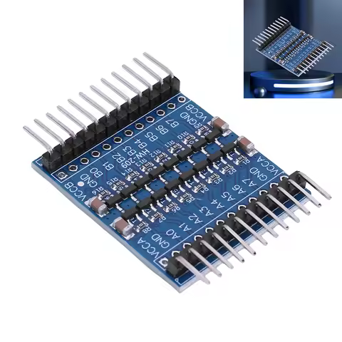 8 Channel Level Conversion Module 5V/3.3V Logic Level Shifter Bi-Directional Module IIC UART SPI TTL