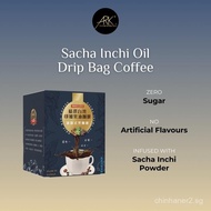 [ARK+] Sacha Inchi Oil Drip Coffee - 10 Sachets/Box - Omega-3 Enriched Premium Coffee Blend