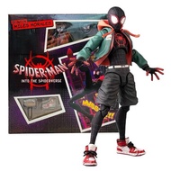 Action figure miles morales shf spiderman into the spiderverse
