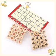 Convenient Folding Wood Traditional Chess Set