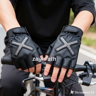 Half Finger Motorcycle Gloves Half Finger Model X Black