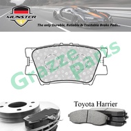 Münster Disc Brake Pad Rear for Toyota Harrier XU60 2.0 2014 3ZR-FAE