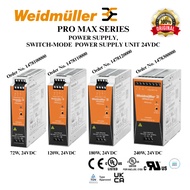 Weidmuller PRO Max Power Supply, Switch Mode Power Supply Unit, 24VDC