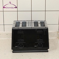 [deevoka] 4 Slices Counter Toaster Wide Slots Sandwich Maker Breakfast Machine Convenient Toaster Ma