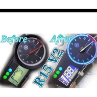 POLARIS LCD R15 V2 POLARIS LCD YAMAHA R15 V2 lcd speedometer r15 v2 sticker lcd speedometer r15