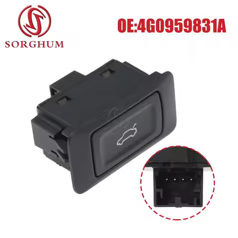 SORGHUM 4G0959831A Rear Trunk Lock Button Release Control Switch For AUDI A4 S4 A6 S6 RS6 A7 RS7 A8 