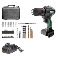 TANZU TZ-Z-80 สว่านไร้สาย สว่าน 3 ระบบ​​ สว่านกระแทก ไร้สาย สว่านแบต สว่านไฟฟ้าไร้สาย สว่านกระแท