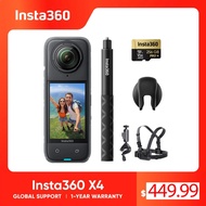 Insta360 X4 8k 72mp 360 Action Camera Kalis Air Ajaib Dalam Tindakan Aktif Hdr 2.5 Skrin Sentuh Ai P