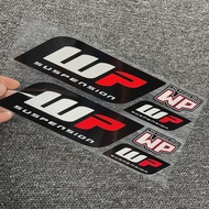 Motorcycle Shocker Stickers WP Suspension Fork Damper Decals for Kawasaki Honda Suzuki  Ducati Benel