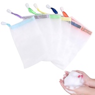 Double Layer Thickening Facial Cleanser Soap Foaming Net / Soap Storage Wash Bath Soap Bubble Net Bag / Beg Sabun Mandi / 洗面奶洗脸起泡网 洁面手工皂袋 肥皂网 打泡沫网 泡泡网 泡泡沫绵密清洁