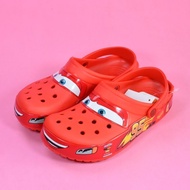【Limited Time Drop】 Lightning McQueen Co-branded Crocs Racing Red Mens And Womens Non-slip Soft-sole