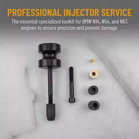 Injector Puller Extractor & Teflon Seal Installer Set for BMW N14 N18 N54 N63 Engines