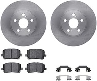 Dynamic Friction Company Front Brake Rotors with 5000 Advanced Brake Pads includes Hardware 6512-764