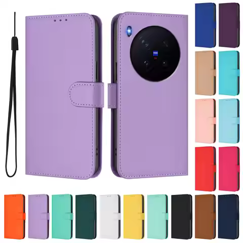 Luxury Flip Leather Case For Vivo X300 X300 Pro Flip Cover on For Vivo X200 Pro Mini X200 Ultra X200