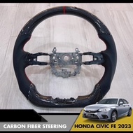 Honda civic FD FC FE 2006 - 2023 Forged Carbon fiber steering wheel wheels bodykit body kit cover sp