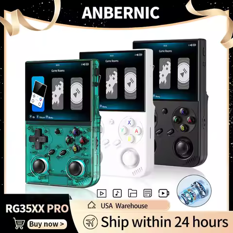 Anbernic RG35XX Pro Handheld Game Console 3.5" IPS HD Screen Linux 64-bit RG 35XXPRO WIFI Retro Vide
