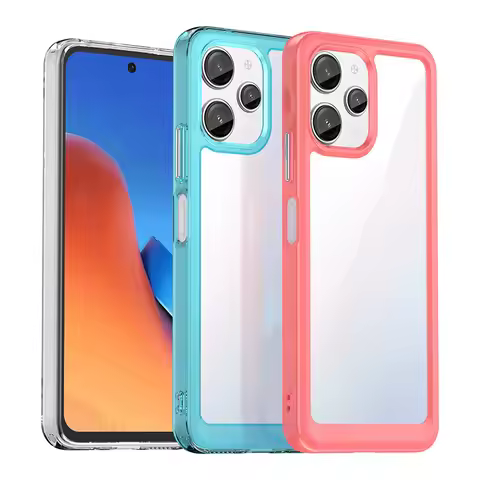 For Xiaomi Redmi 12 Case Xiaomi Redmi 12 4G 5G Cover Luxury Shockproof Hard PC TPU Silicone Phone Ba