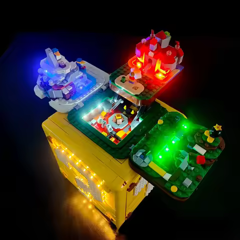 No Model Led Light Kit For Question Mark Block 71395 Building Blocks