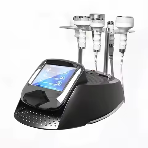 5D 40k Cavitation + RF+Vacuum Body Slimming Fat Burner Health Machine 6 in 1 Ultrasound Massager Wei