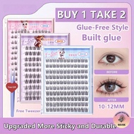 BQI Upgraded Version 100-120 Cluster False Eyelashes Self-Adhesive Softer Lashes