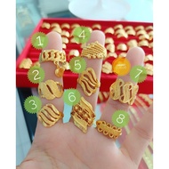 24k gold plated custom ring + 24k crystal layer