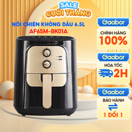 Gaabor Nồi chiên không dầu AF65M-BK01A 6.5 lít đối lưu nhiệt 360 độ không cần trở lật 10 chế độ nấu