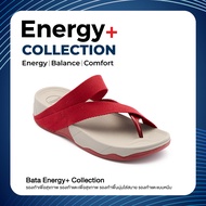*Best Seller* Bata Energy+ รองเท้าเพื่อสุขภาพ รองเท้าแตะลำลอง ใส่สบาย รองเท้าแฟชั่น ยอดฮิต สำหรับผู้หญิง สีเทาแดง รหัส 5795218