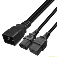 SUN C20 to C13+C19 Power Cord IEC320 C20 Male to C13+C19 Female Power Converter Extension Adapter Ca