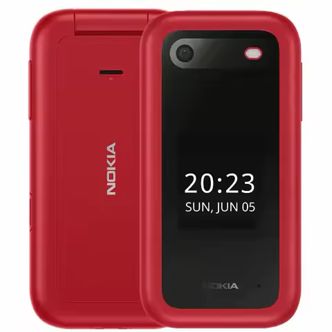 Nokia 2660 non-smart phone flip phone for the elderly 2G/4G button phone backup phone LED 2.8-inch s