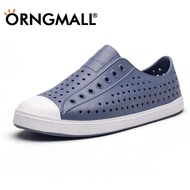 ORNGMALL Men and Women Shoes รองเท้า EVA เยาวชนรองเท้ากันลื่นระบายอากาศผู้ชายและผู้หญิงรองเท้ากลางแจ
