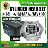 EX5 / EX5 DREAM / WAVE100 CYLINDER HEAD COMPLETE SET ASSY FRG HIGH QUALITY