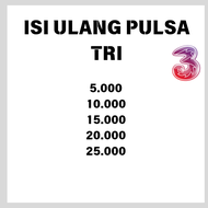Isi Ulang Pulsa Tri Murah Tambah masa aktif 1 bulan