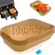 Pelapik Kertas Pakai Penggoreng Udara FEEZOM, Pelapik 100PC untuk Penggoreng Udara Ninja Dwi, Akseso