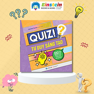 Combo 5 cuốn Quiz! Tư Duy Sáng Tạo (100 Câu Hỏi Luyện Trí Thông Minh  + 100 Câu Hỏi Thể Dục Trí Não 