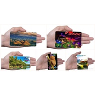 Rubber Ref Magnet Souvenir - Bohol Mayon Albay Design