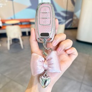 Soft TPU Car Remote Key Cover Case For Audi A3 A4 B9 A6 C8 A7 S7 4K A8 D5 S8 Q7 Q8 SQ8 E-tron 2018 2