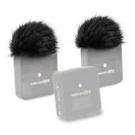 SUNMON Mic Pop Filter Furry Windscreen for Rode Wireless Go 2 Microphone,Windproof and Noisy, Rode W