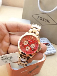 Original Fossil Cecile Quartz Gold-Toned Stainless Steel AM4548 Women's Watch 40mm With 1 Year Warranty On Mechanism