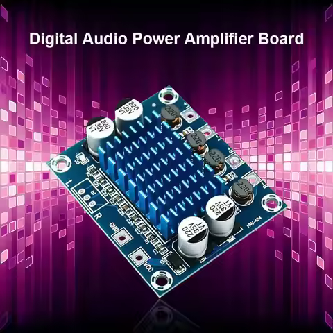 30w+30w Digital Subwoofer Amplifier Module Audio Speaker Dual Channel Board Bass MP3 Power Part Acce