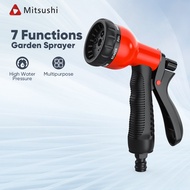 Mitsushi 7 Pattern Car Wash Water Gun Garden Hose Nozzle Sprayer Garden Tools