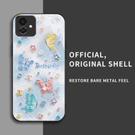 สำหรับ Samsung Galaxy M13 5G และ Samsung A04 เคสศัพท์กันตก ลายผีเสื้อสีน้ำมัน บุคลิกภาพทันสมัย