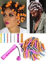 10入組塑料創可貼捲髮棒,冷熱捲髮棒,髮型設計造型工具
