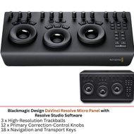 Blackmagic Design DaVinci Resolve Micro Panel with Resolve Studio Software